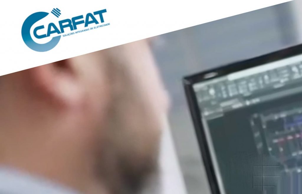 Carfat - Soluções de eletricidade - website institucional criado pela BEHS