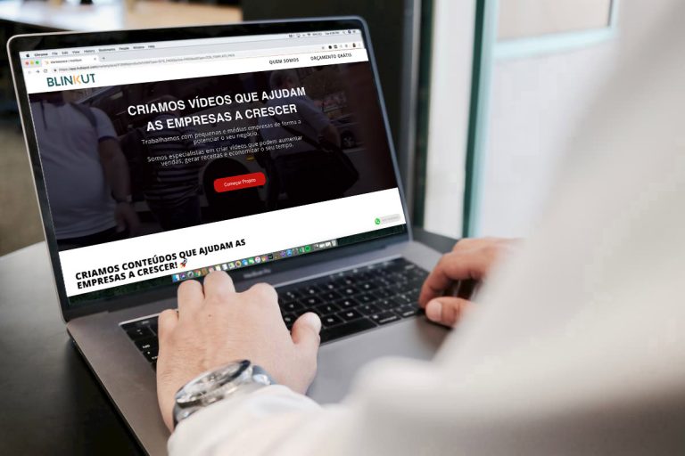 criação de sites em Fafe, Blinkut, redes sociais, vídeos para redes sociais, website institucional, Behs
