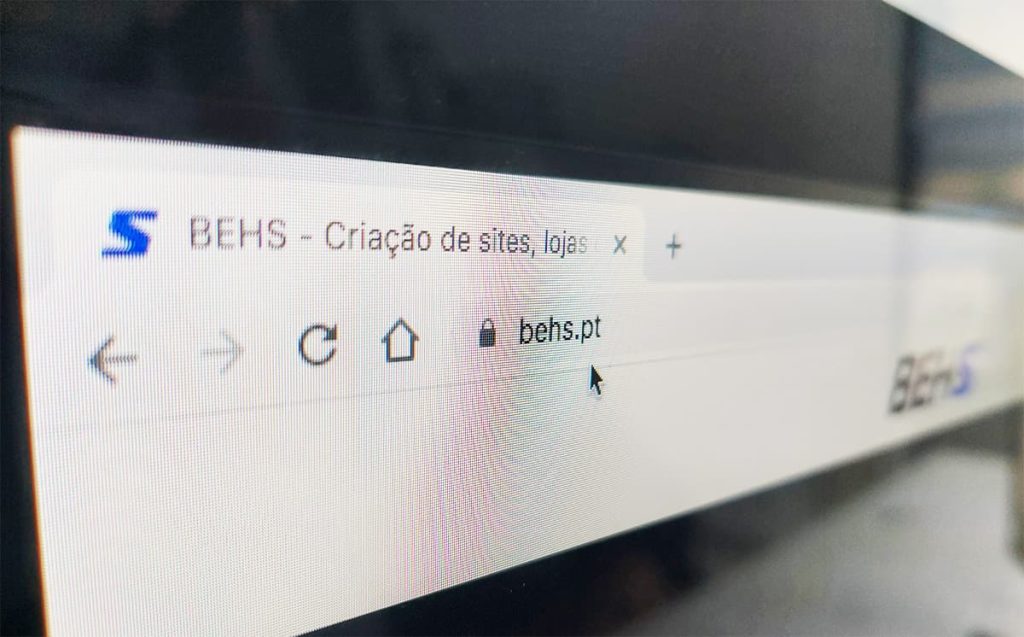 Pagina com URL com domínio da BEHS